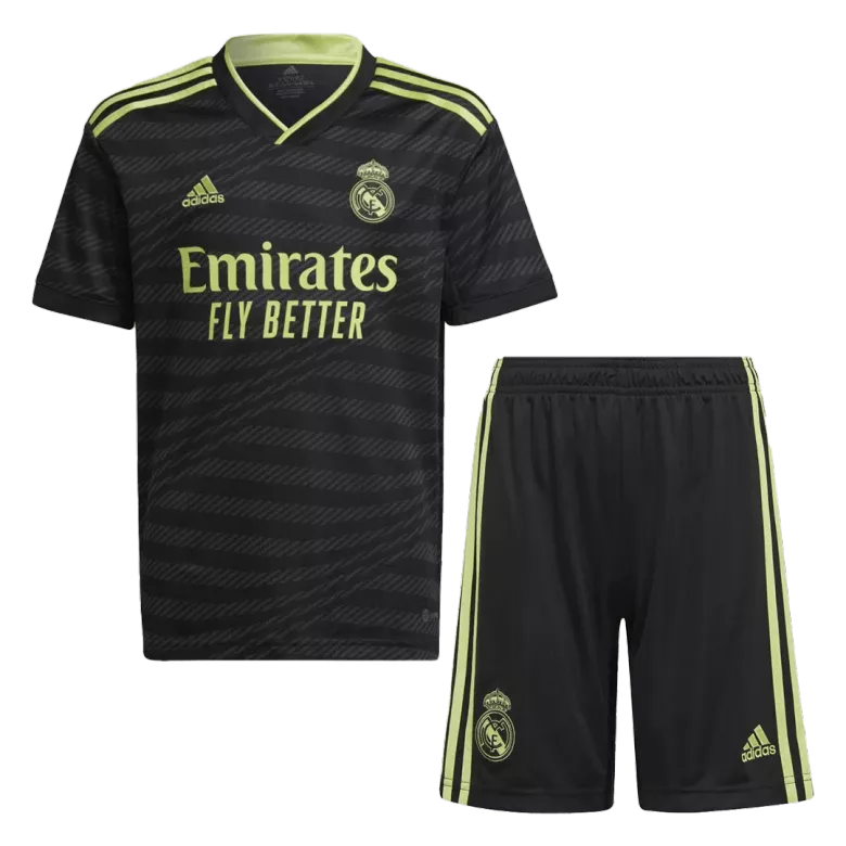 ALABA #4 Real Madrid Third Away Kids Jerseys Kit 2022/23 - vstockx