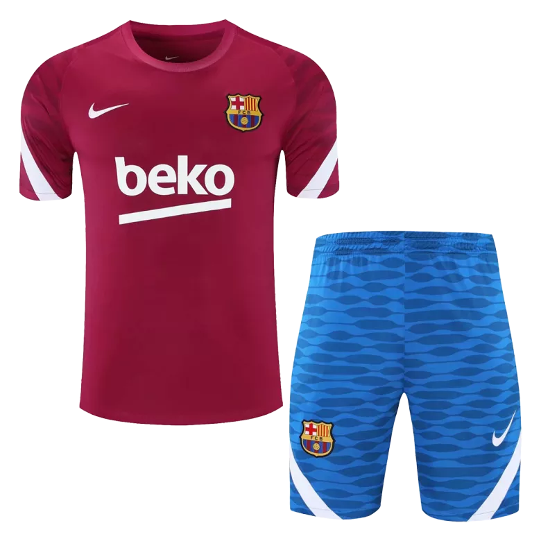 Barcelona Pre-Match Jerseys Kit 2021/22 - vstockx