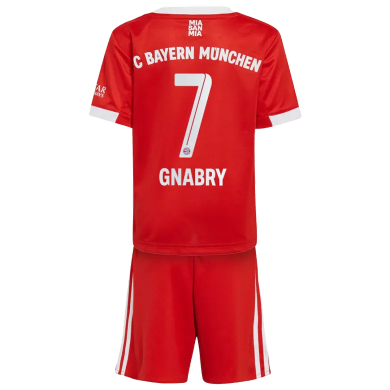 GNABRY #7 Bayern Munich Home Kids Jerseys Kit 2022/23 - vstockx