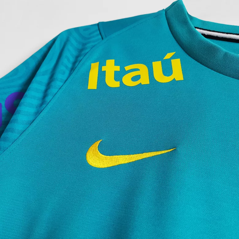 Brazil Pre-Match Soccer Jersey 2021 - vstockx
