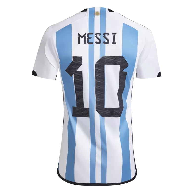 Messi #10 Argentina Home Jersey Shirt World Cup 2022 - vstockx