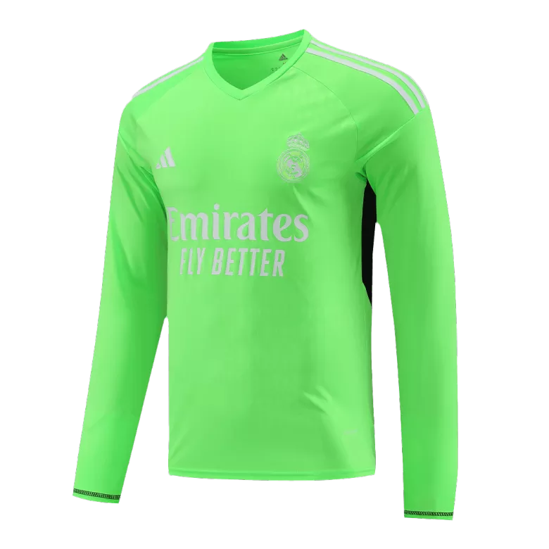 Real Madrid Goalkeeper Long Sleeve Soccer Jersey 2023/24 - vstockx