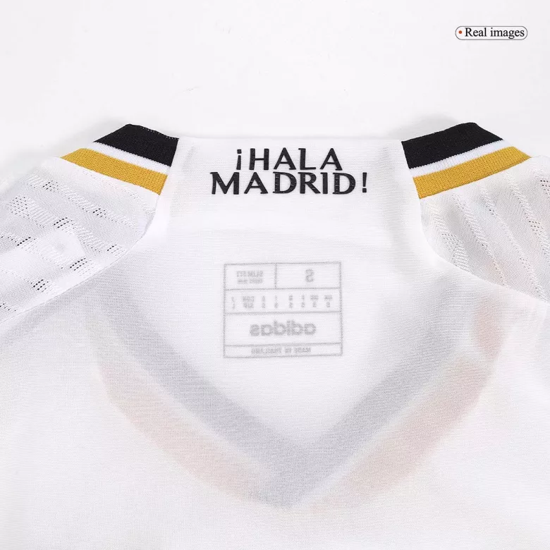 Authentic Real Madrid Home Long Sleeve Soccer Jersey 2023/24 - vstockx