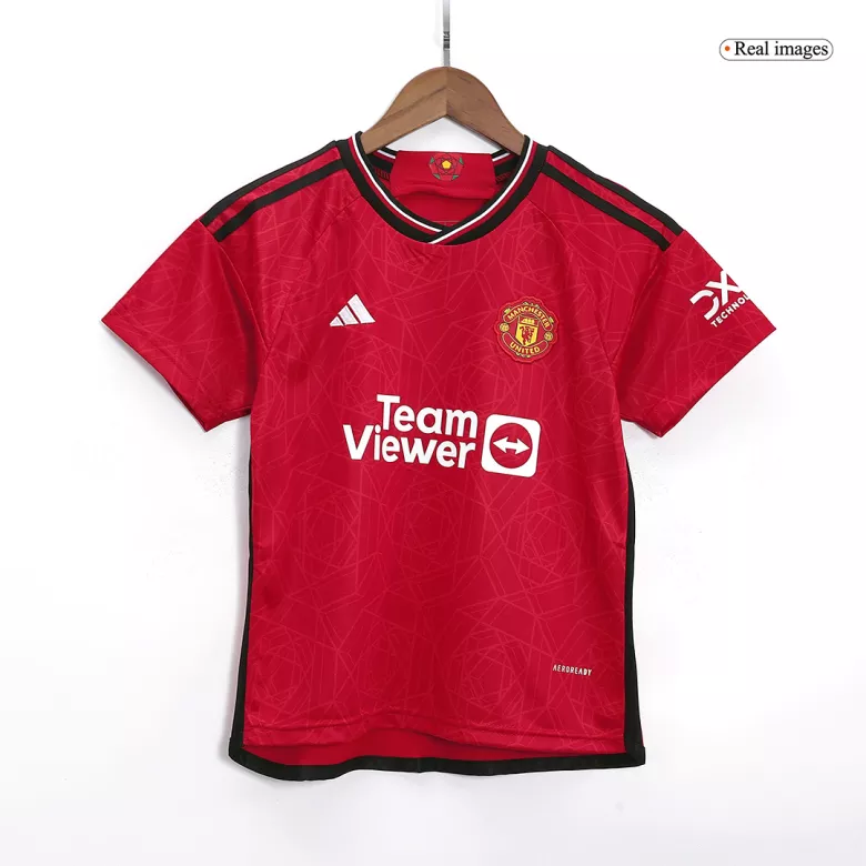 Kids Manchester United Home Soccer Jersey 2023/24 - Discount - vstockx