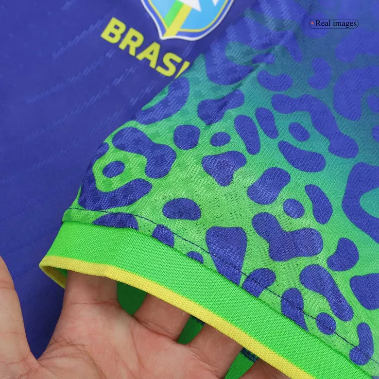 VINI JR #20 Brazil Away Authentic Jersey 2022 - vstockx