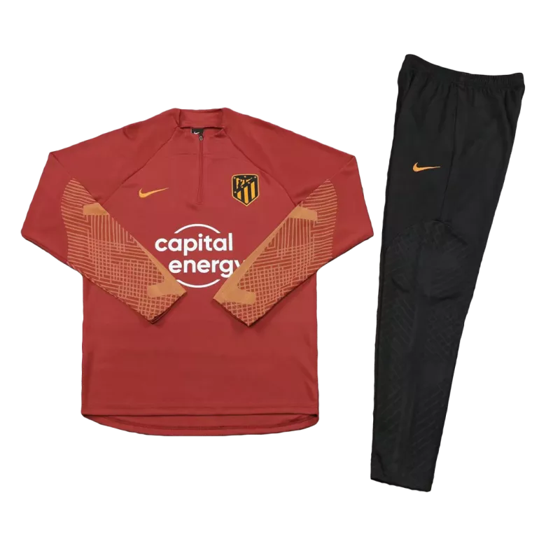 Atletico Madrid 1/4 Zip Tracksuit 2022/23 Red - vstockx