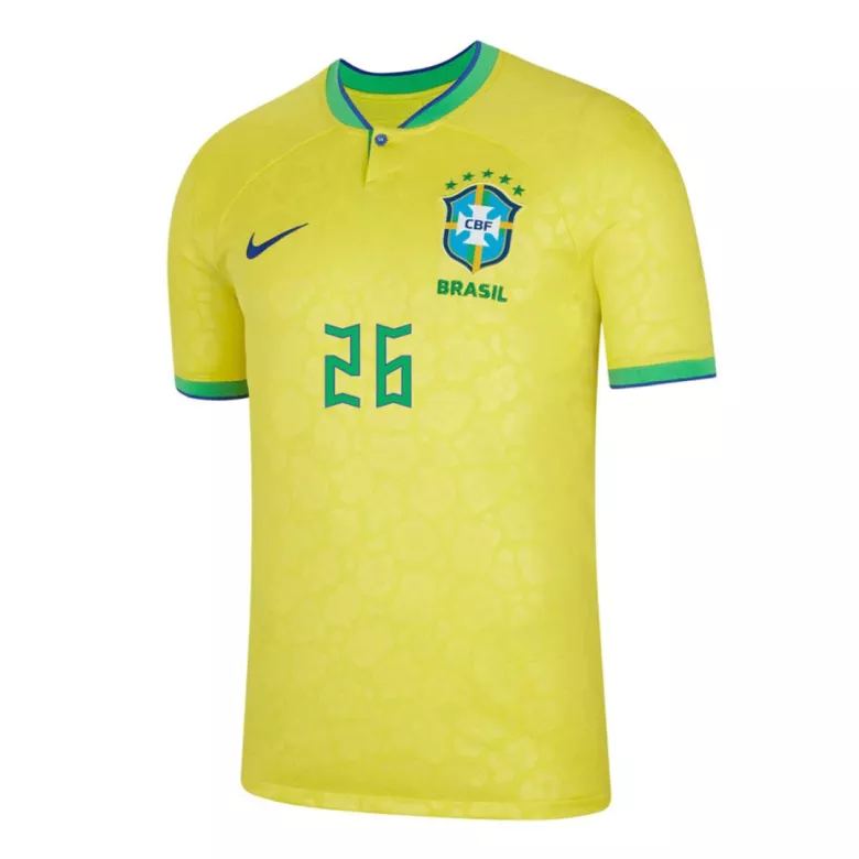 RODRYGO #26 Brazil Home Jersey World Cup 2022 - vstockx