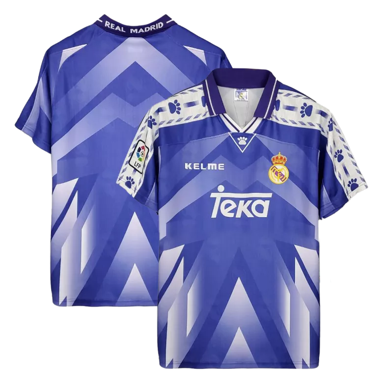 Vintage Soccer Jersey Real Madrid Away 1996/97 - vstockx