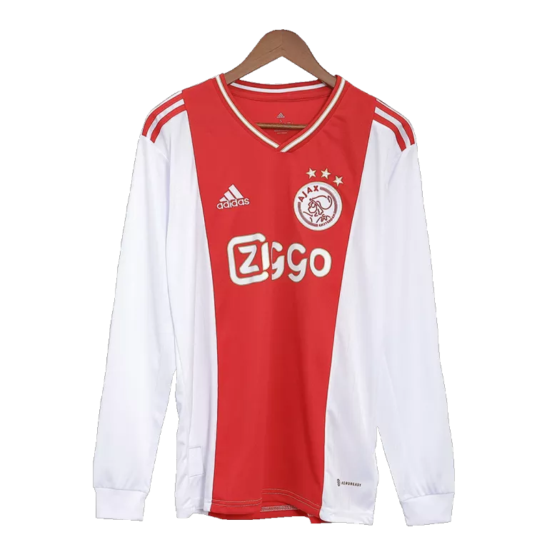 Ajax Home Long Sleeve Soccer Jersey 2022/23 - vstockx