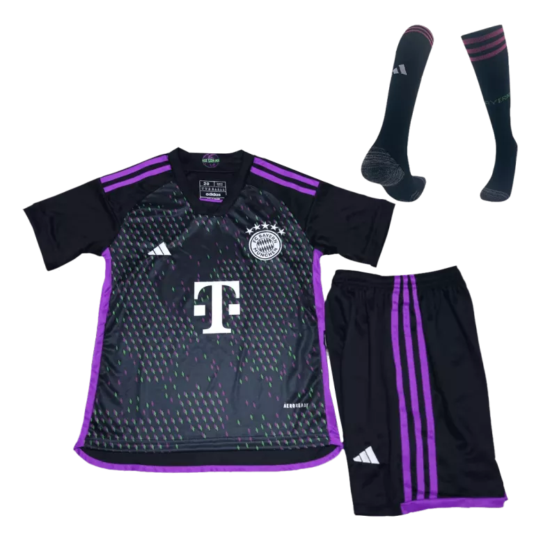 Bayern Munich Away Kids Soccer Jerseys Full Kit 2023/24 - vstockx