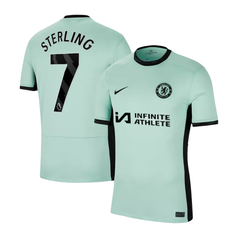 STERLING #7 Chelsea Third Away Soccer Jersey 2023/24 - vstockx