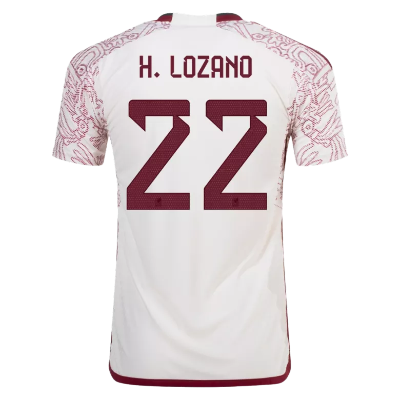 H.LOZANO #22 Mexico Away Authentic Jersey World Cup 2022 - vstockx