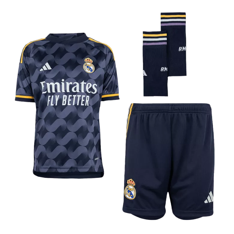 Real Madrid Away Kids Soccer Jerseys Full Kit 2023/24 - vstockx