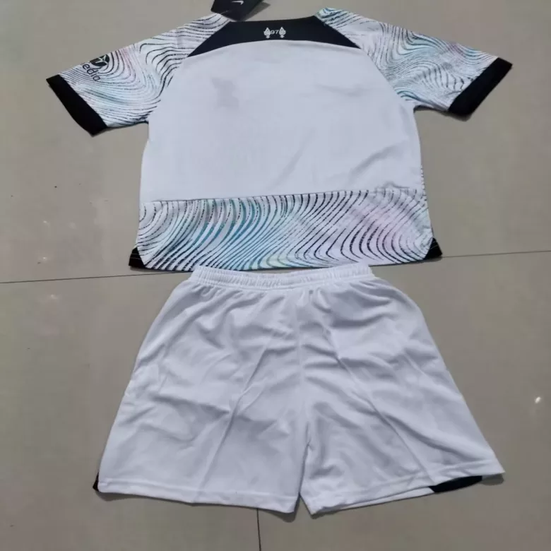Liverpool Away Kids Jerseys Full Kit 2022/23 - vstockx