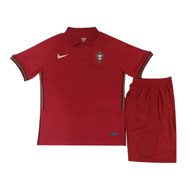 Portugal Home Kids Soccer Jerseys Kit 2020 - vstockx