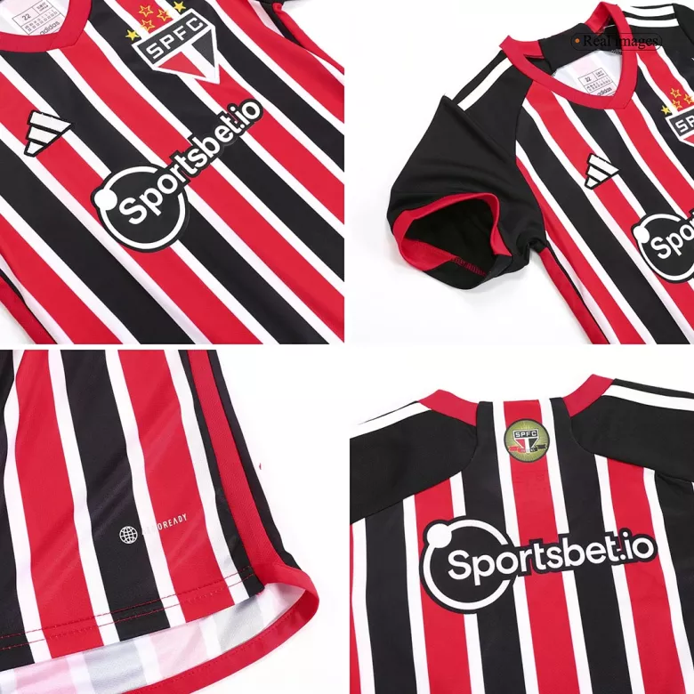 Sao Paulo FC Away Kids Jerseys Kit 2023/24 - vstockx