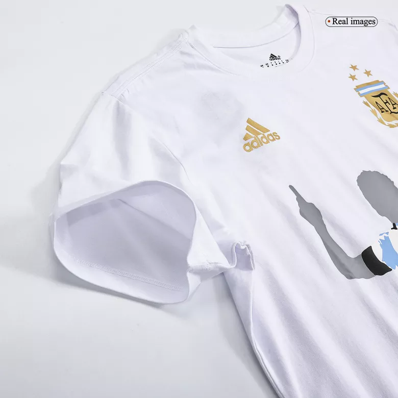 Argentina Winners Lionel Messi Celebration T-Shirt 2022-Three Stars - vstockx