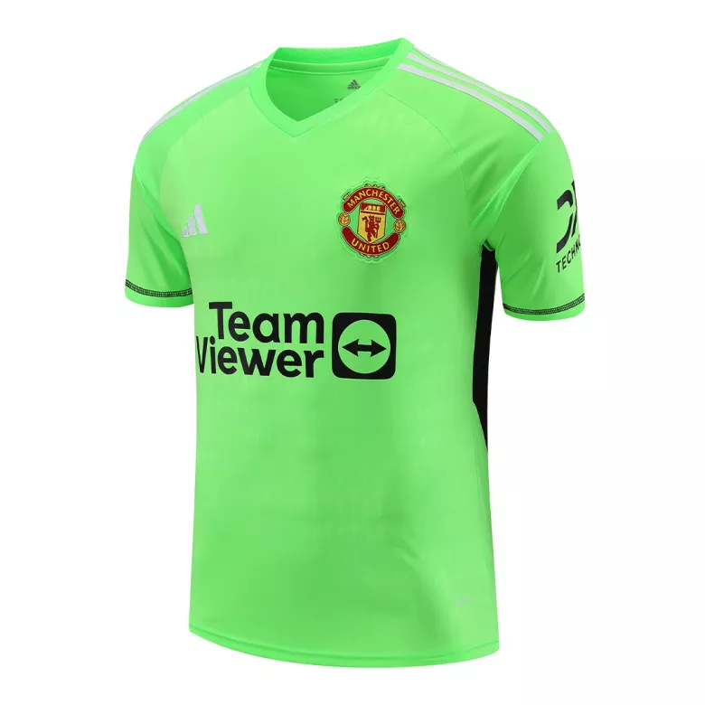 Manchester United Goalkeeper Soccer Jersey 2023/24 Green - vstockx