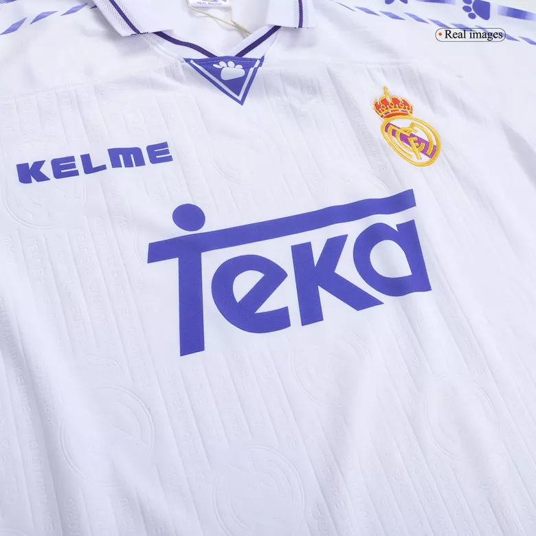 Retro Real Madrid Home Jersey 1996/97 By Kelme - vstockx