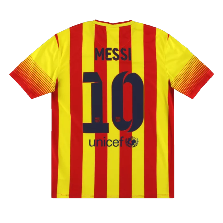 Vintage Soccer Jersey MESSI #10 Barcelona Away 2013/14 - vstockx