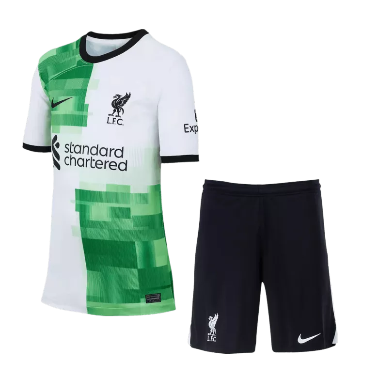 Liverpool Away Kids Jerseys Full Kit 2023/24 - vstockx