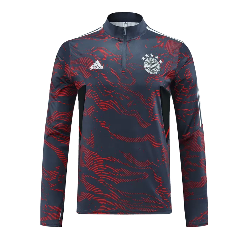 Bayern Munich 1/4 Zip Tracksuit 2022/23 Gray - vstockx