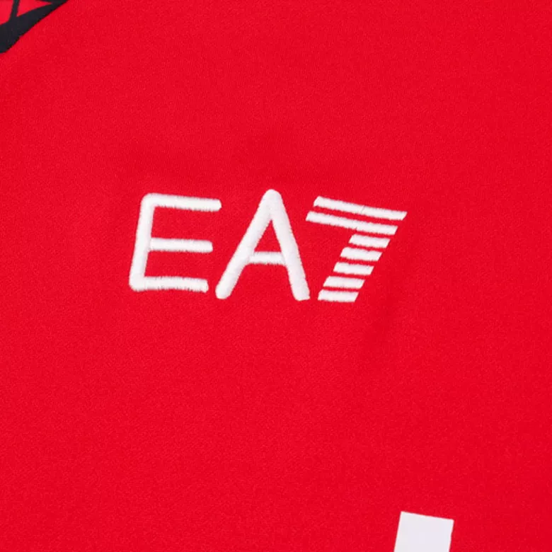 Napoli 1/4 Zip Tracksuit 2023/24 Kids Red - vstockx