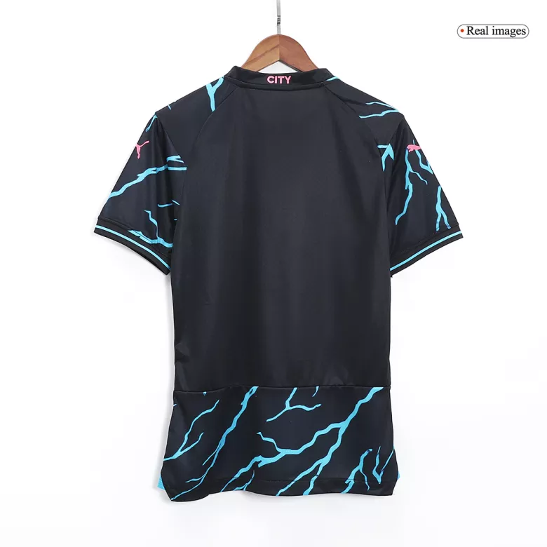 DE BRUYNE #17 Manchester City Third Away Authentic Soccer Jersey 2023/24 - vstockx