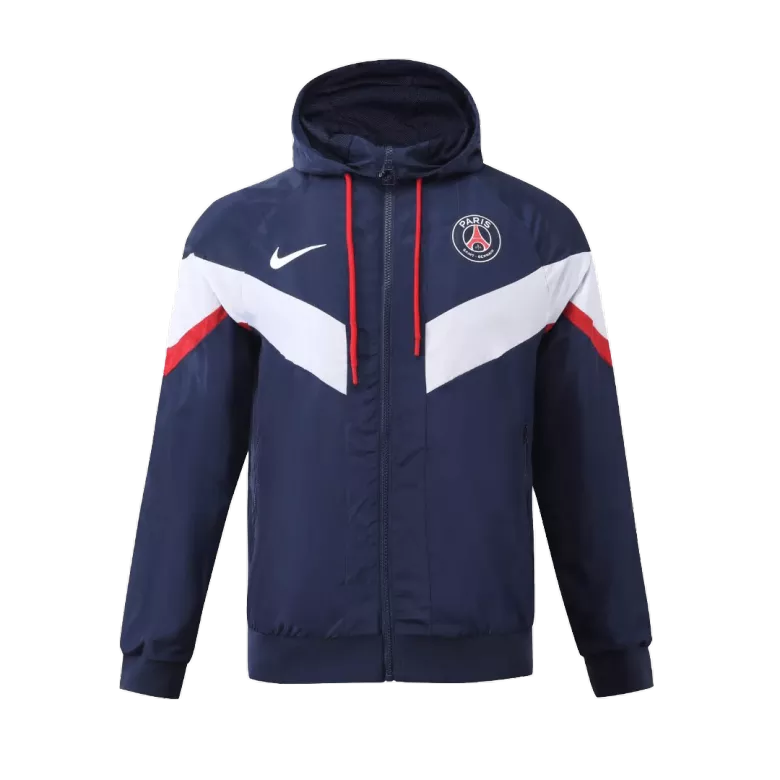 PSG Hoodie Windbreaker Jacket 2023/24 - Navy - vstockx