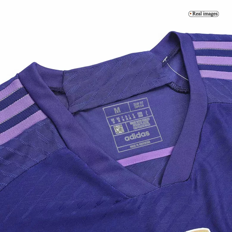 New Messi #10 Argentina Away World Cup 2022 Champion Authentic Jersey - vstockx