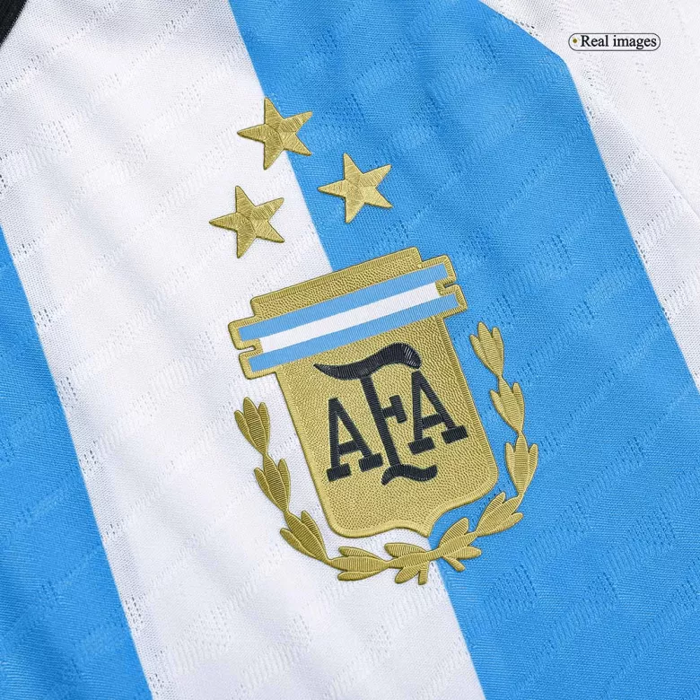 Authentic Argentina Home Long Sleeve Soccer Jersey 2022 - vstockx