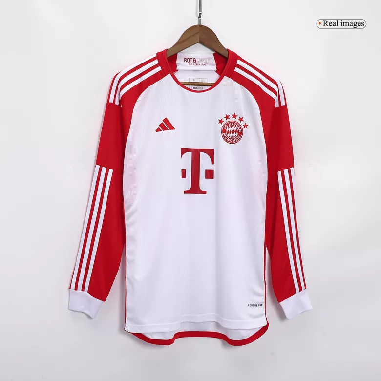 Bayern Munich Home Long Sleeve Soccer Jersey 2023/24 - vstockx