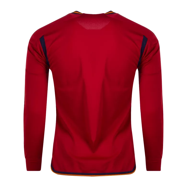 Spain Home Long Sleeve Soccer Jersey 2022 - vstockx