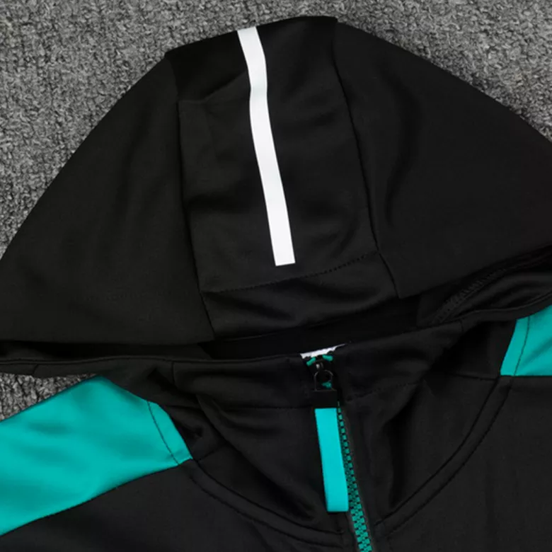 Real Madrid Hoodie Tracksuit 2021/22 Black - vstockx