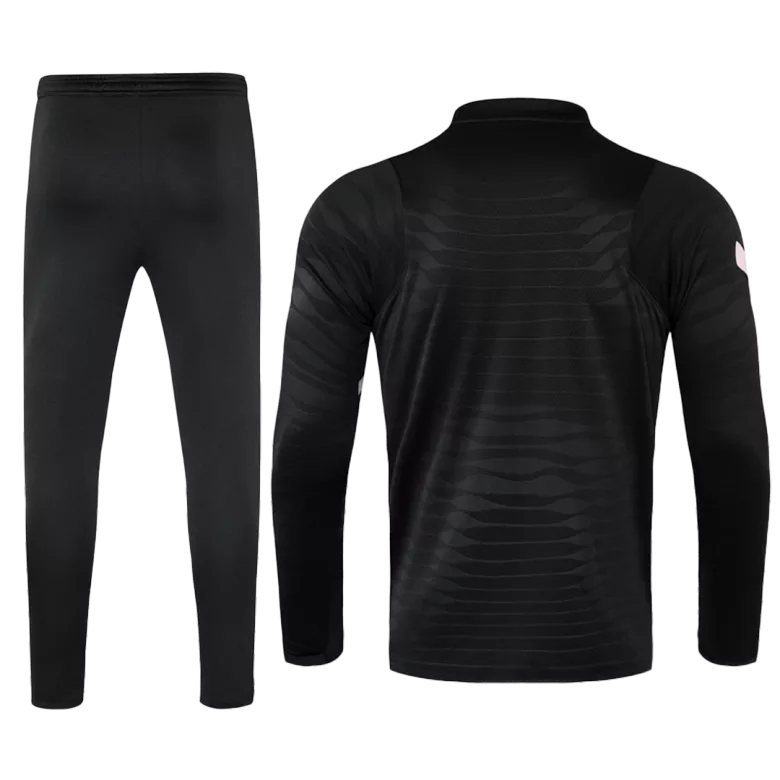 PSG 1/4 Zip Tracksuit 2021/22 Black - vstockx