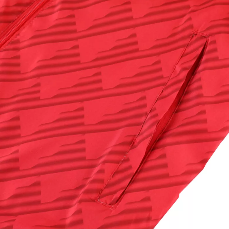 Sao Paulo FC Hoodie Windbreaker Jacket 2022/23 - Red - vstockx