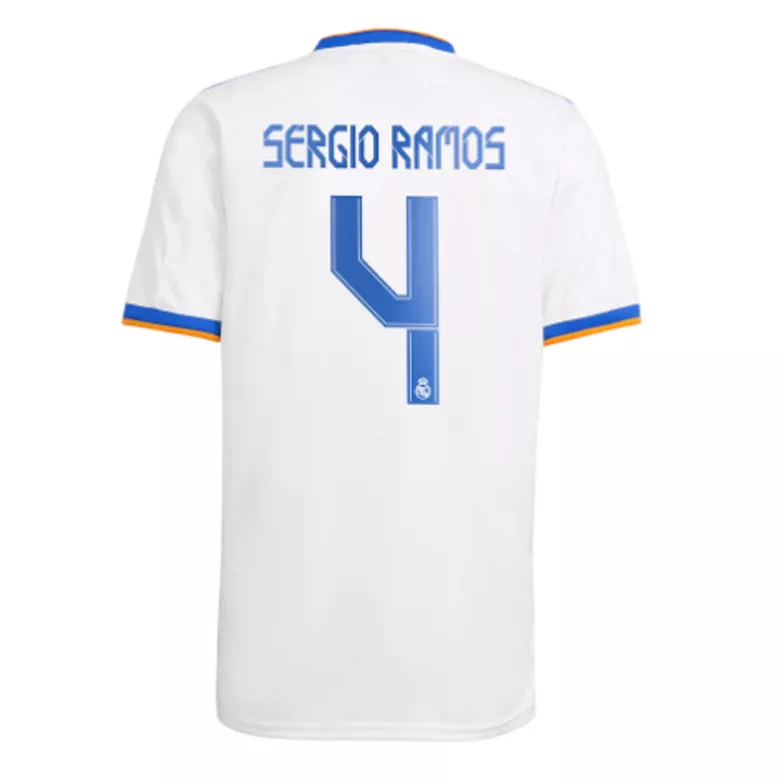 SERGIO RAMOS #4 Real Madrid Home Soccer Jersey 2021/22 - vstockx
