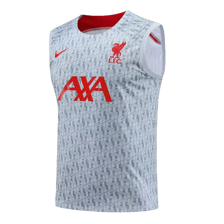 Liverpool Jerseys Sleeveless Training Kit 2023/24 Gray - vstockx