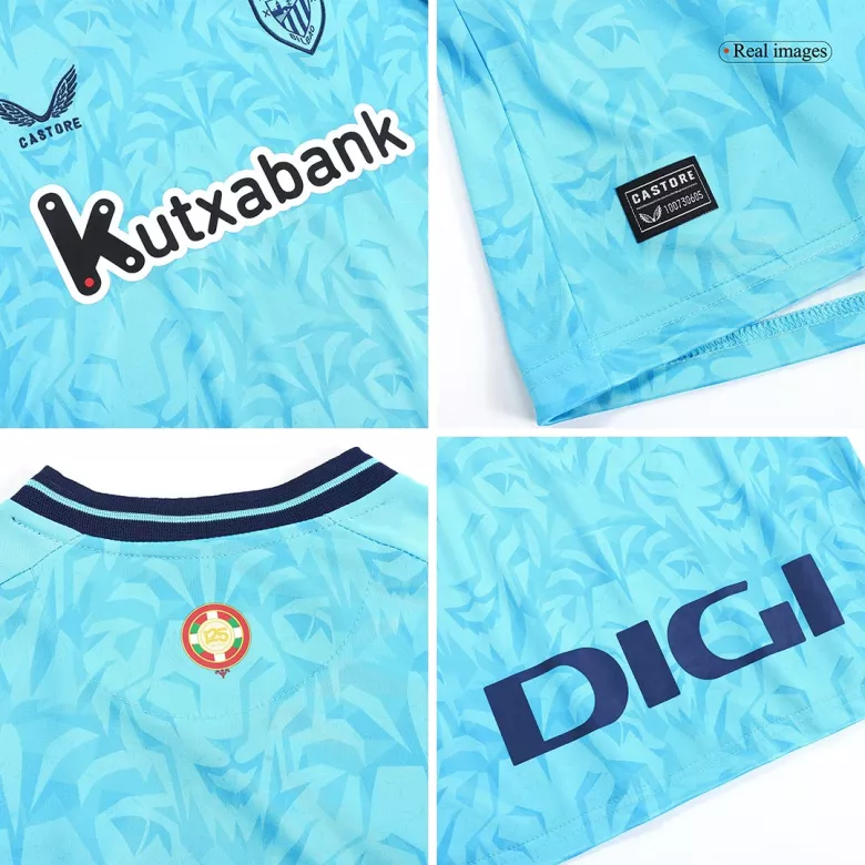 Athletic Club de Bilbao Away Kids Soccer Jerseys Kit 2023/24 - vstockx