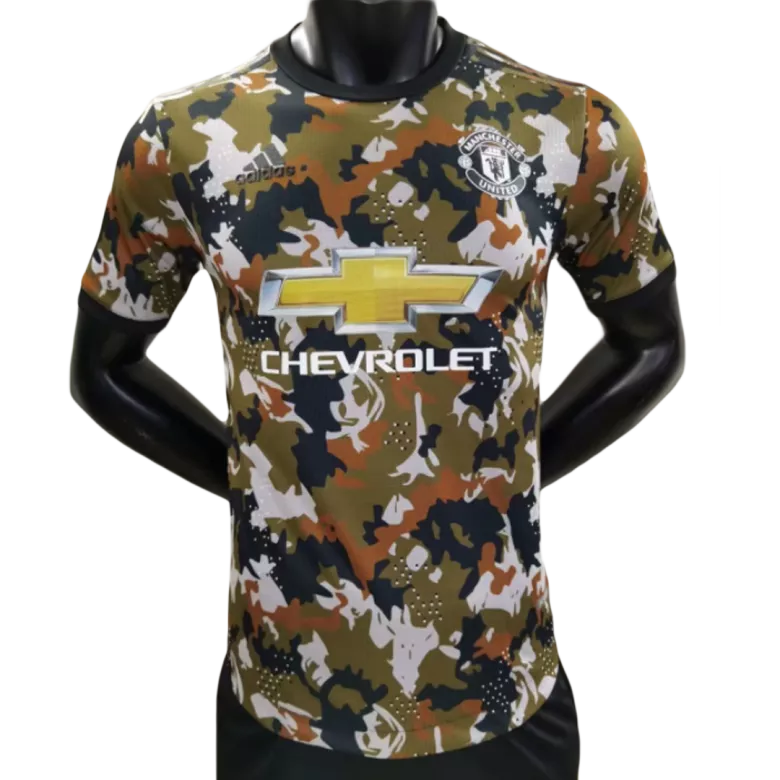 Manchester United Pre-Match Authentic Soccer Jersey 2021/22 - vstockx