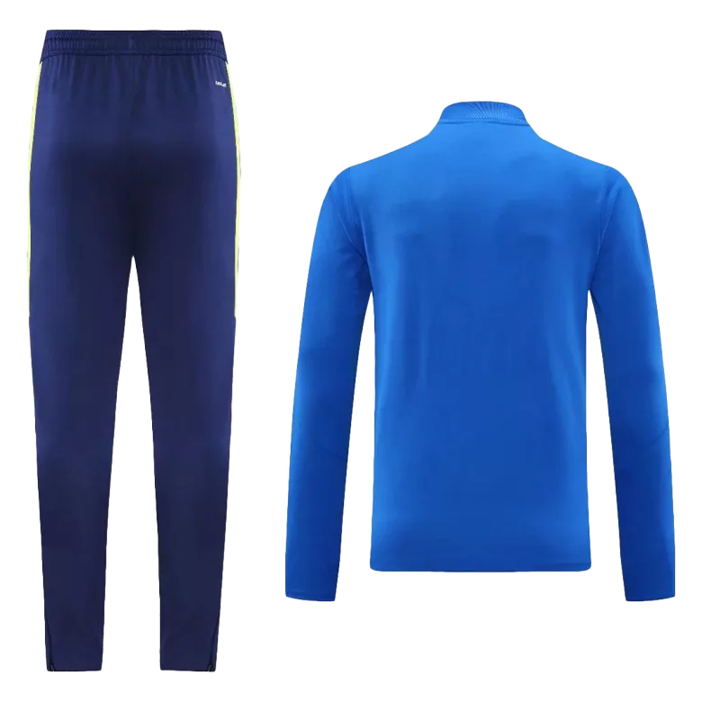 Juventus 1/4 Zip Tracksuit 2021/22 Blue - vstockx
