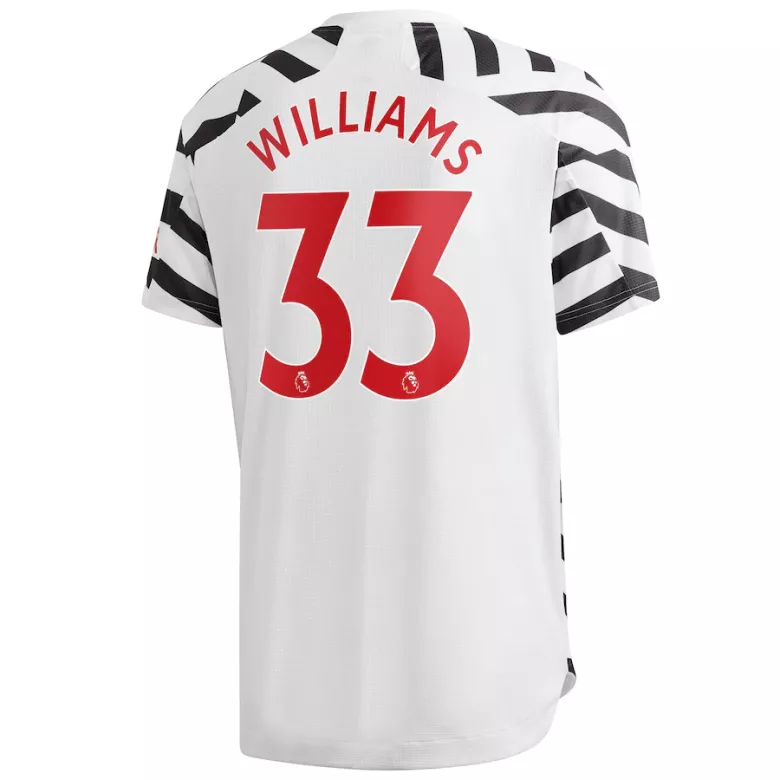 WILLIAMS #33 Manchester United Third Away Soccer Jersey 2020/21 - vstockx