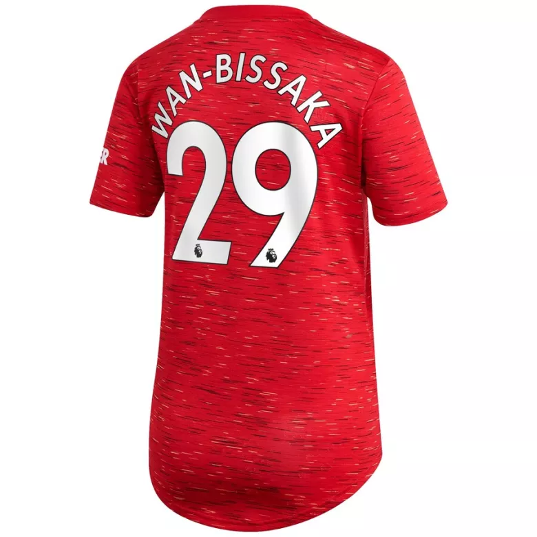 WAN-BISSAKA #29 Manchester United Home Soccer Jersey 2020/21 Women - vstockx