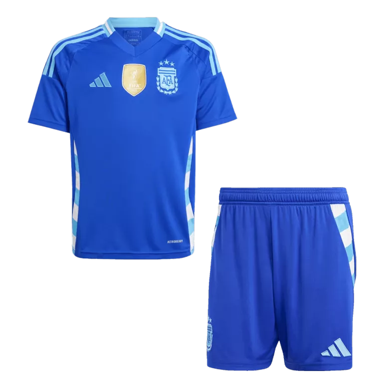 Argentina Away Kids Soccer Jerseys Kit Copa America 2024 - vstockx
