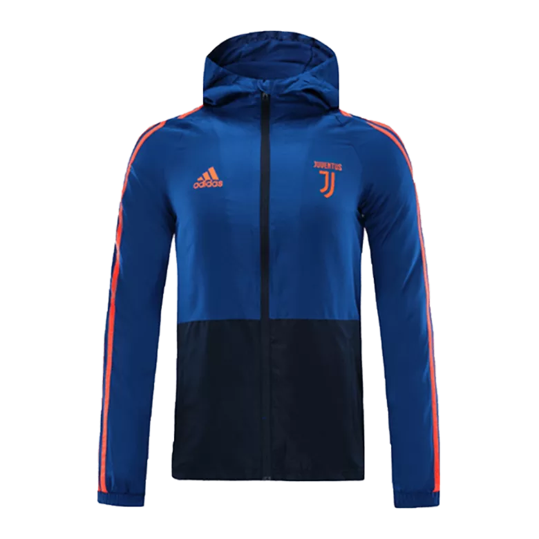 Juventus Hoodie Windbreaker Jacket 2020/21 - Navy&Blue - vstockx