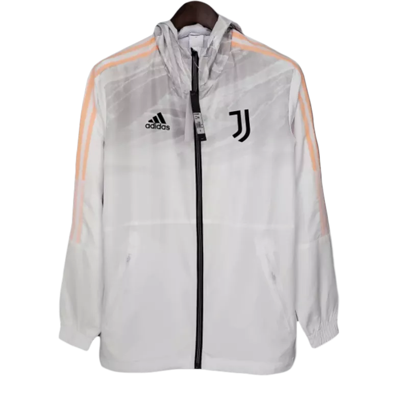 Juventus Hoodie Windbreaker Jacket 2021/22 - White - vstockx
