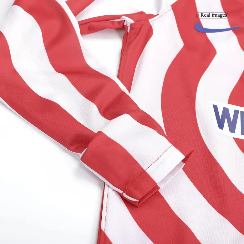 Atletico Madrid Home Long Sleeve Soccer Jersey 2022/23 - vstockx
