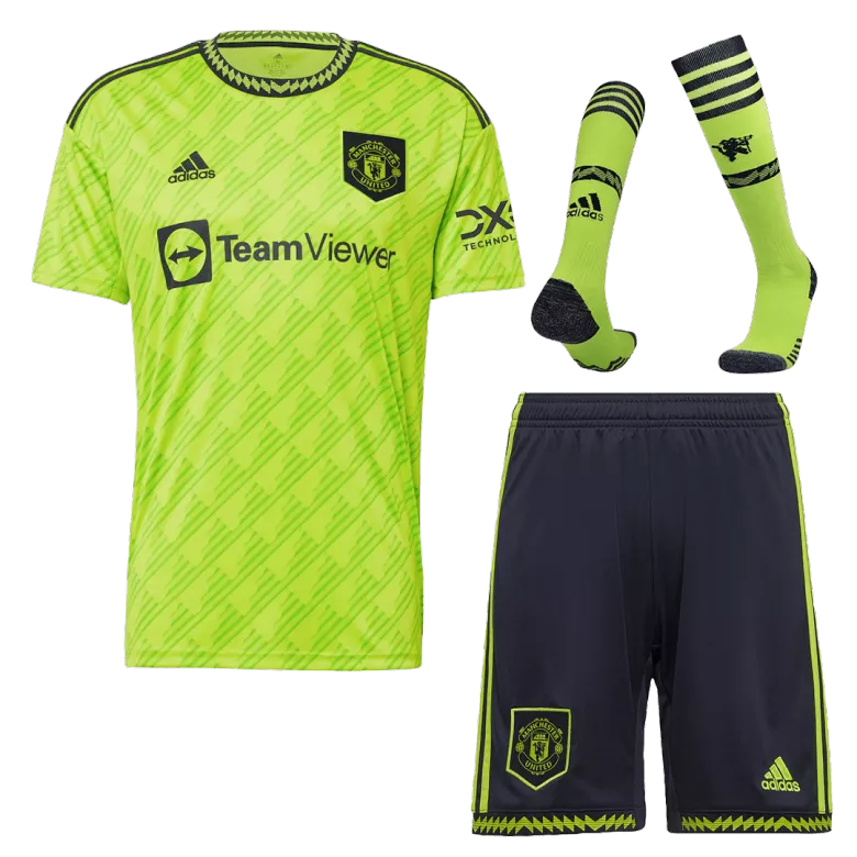 Manchester United Third Away Jerseys Full Kit 2022/23 - vstockx