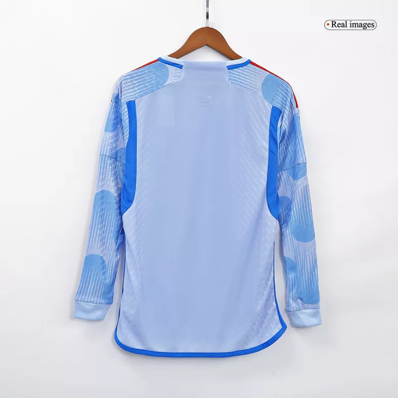 Authentic Spain Away Long Sleeve Soccer Jersey 2022 - vstockx