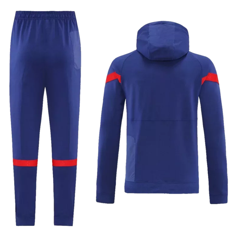 Atletico Madrid Hoodie Tracksuit 2021/22 Blue - vstockx